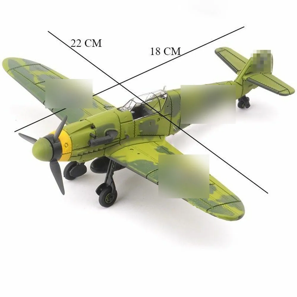 1/48 Tehtnico BF-109 Zbrati Borec Model Igrače Gradnik Opeke Flanker Bojna Letala Wolrd Vojne Naključno Barvo