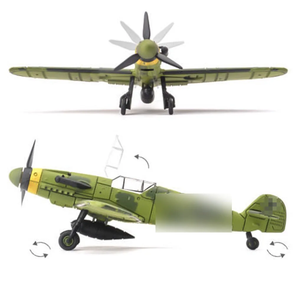 1/48 Tehtnico BF-109 Zbrati Borec Model Igrače Gradnik Opeke Flanker Bojna Letala Wolrd Vojne Naključno Barvo