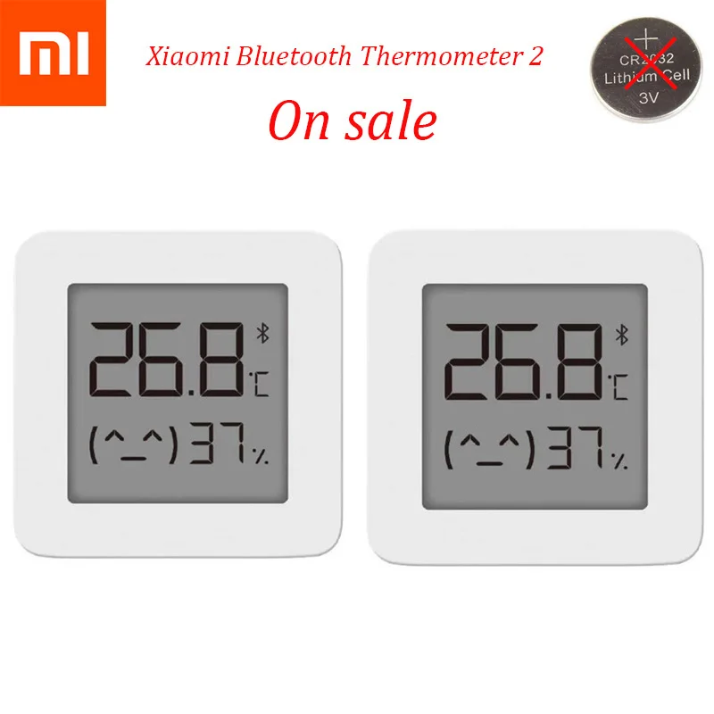 1-4pcs Najnovejši XIAOMI Mijia Bluetooth Termometer 2 Brezžično Smart Električni Digitalni Termometer, Higrometer Delo z Mijia APP