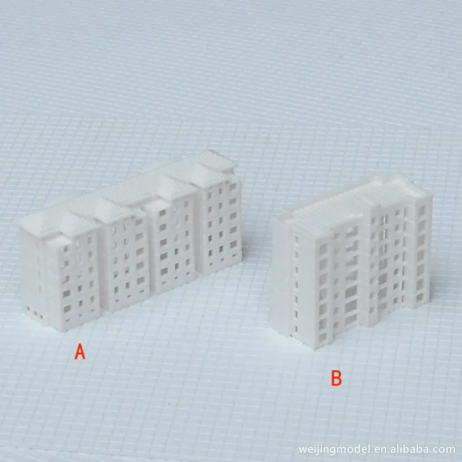 1/500 DIY Pesek Tabela Material Področju večnadstropnih Stanovanjskih zgradb Model Prosojno Načrtovanje Diorama