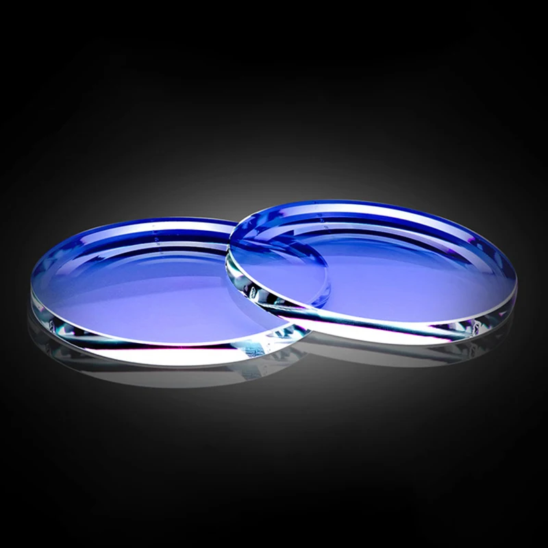 1.56 Indeks CR-39 Anti blue ray leče za oči računalnik očala na recept optični kratkovidnost branje jasno, očala, leče #1.56 FLG