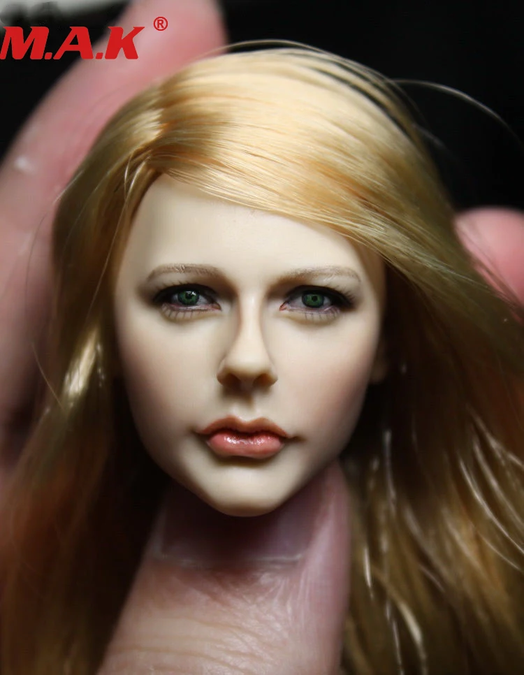 1/6 obseg dodatki KM13-1 chloe Moretz ženska ženska, dekle, mlada dama glavo skulptura blond lase za 12