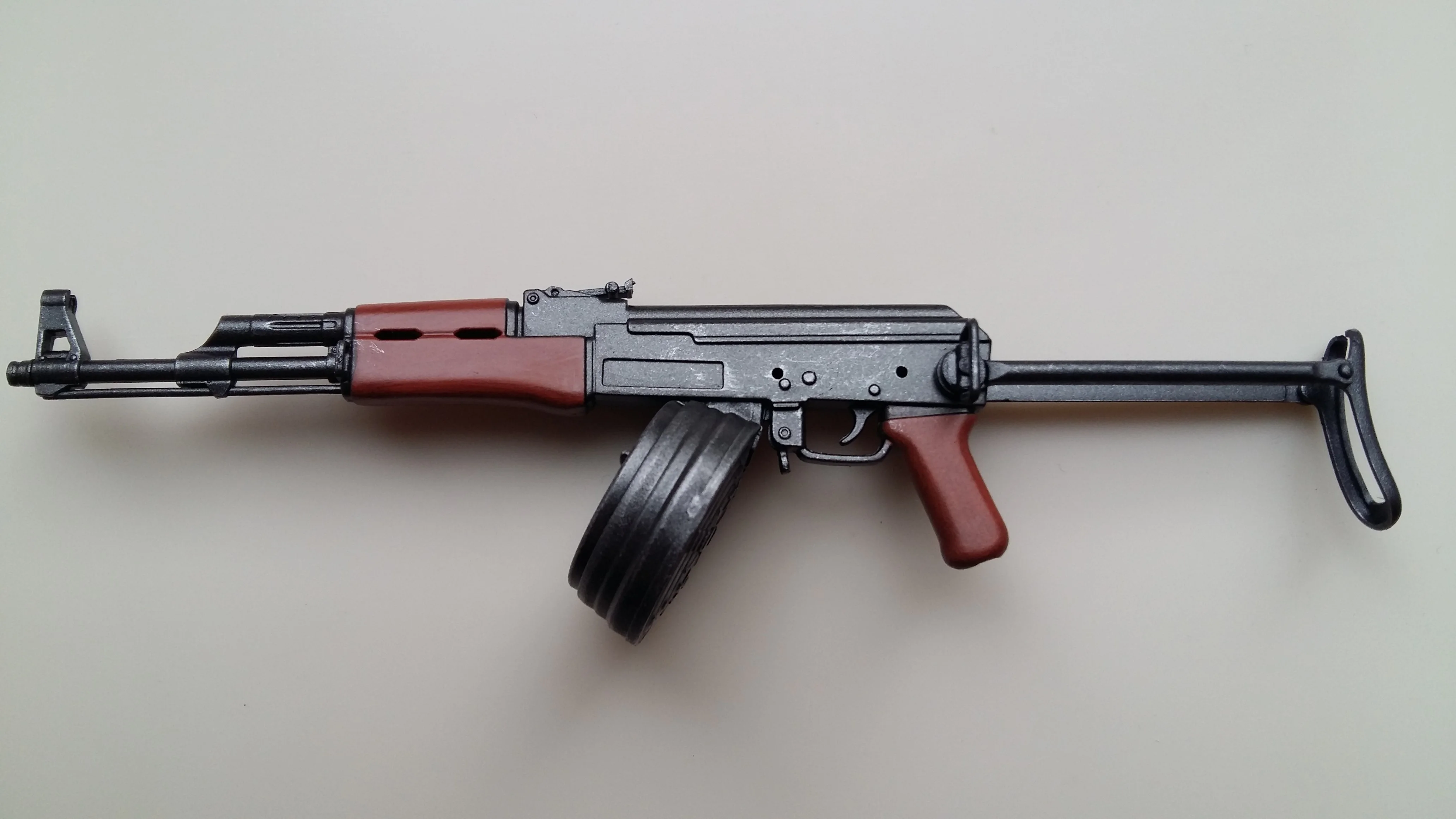 1:6 Obsega Orožje Pištolo Model AKS47 Zložljiva primerni za 12