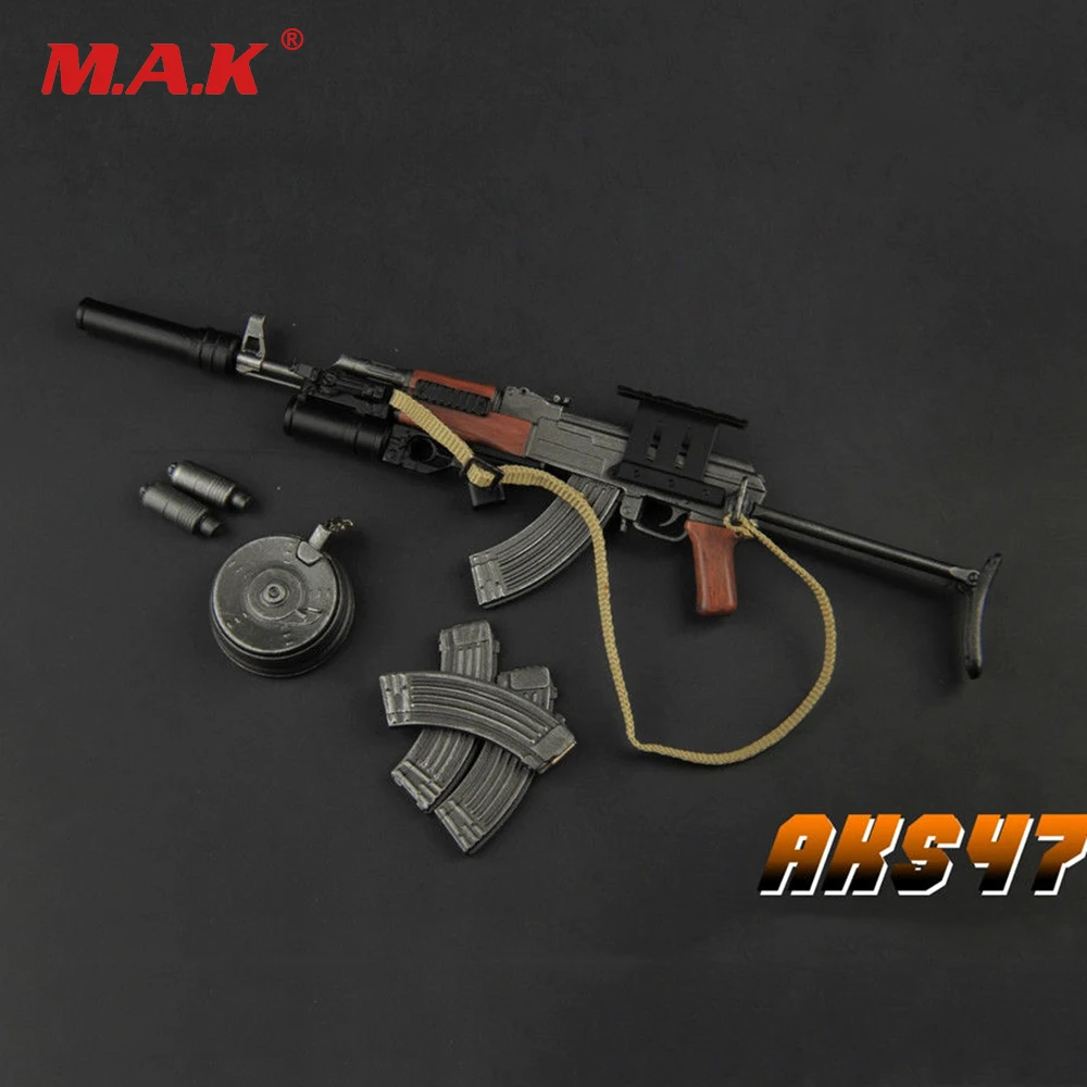 1:6 Obsega Orožje Pištolo Model AKS47 Zložljiva primerni za 12