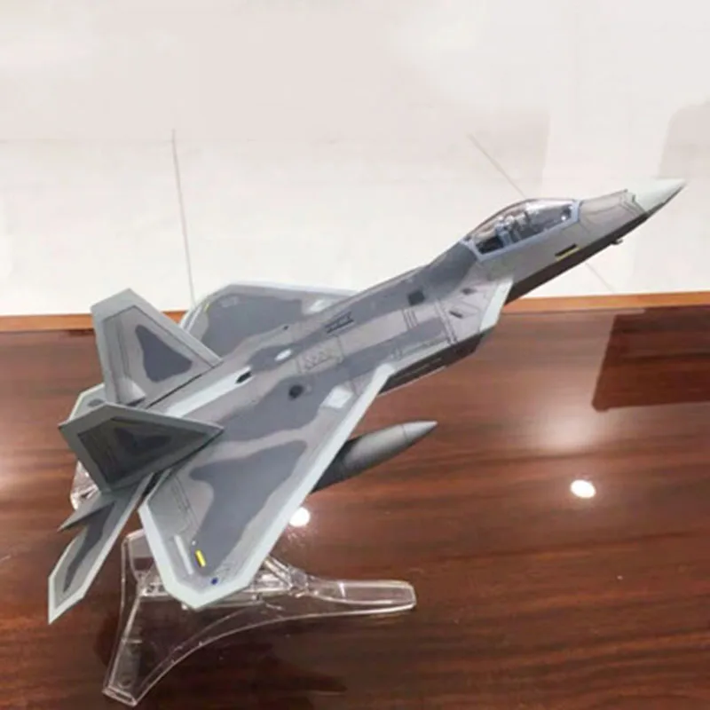 1/72 Lestvici ameriške vojaške F-22 Raptor bombniki zlitine model FOV razprodana 85082 vojaške simulacije modela otrok igrača darilo