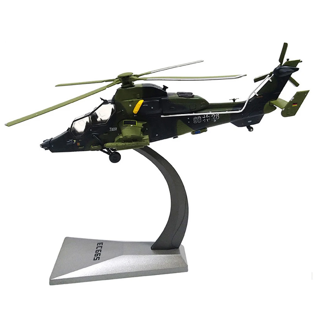 1/72 Obsega Zlitine Eurocopter Tiger Helikopter EC-665 Vojaških Letal Borec EC665 Model Igrače za Otroke, Otroci Darilo za Zbiranje