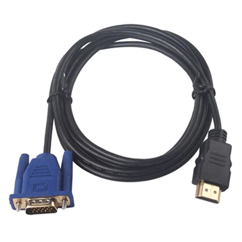 1.8/3/5/10m 1080P HDMI na VGA 15Pin Moški Kabel Adapter Vodijo za HDTV HD LCD-NK-Nakupovanje