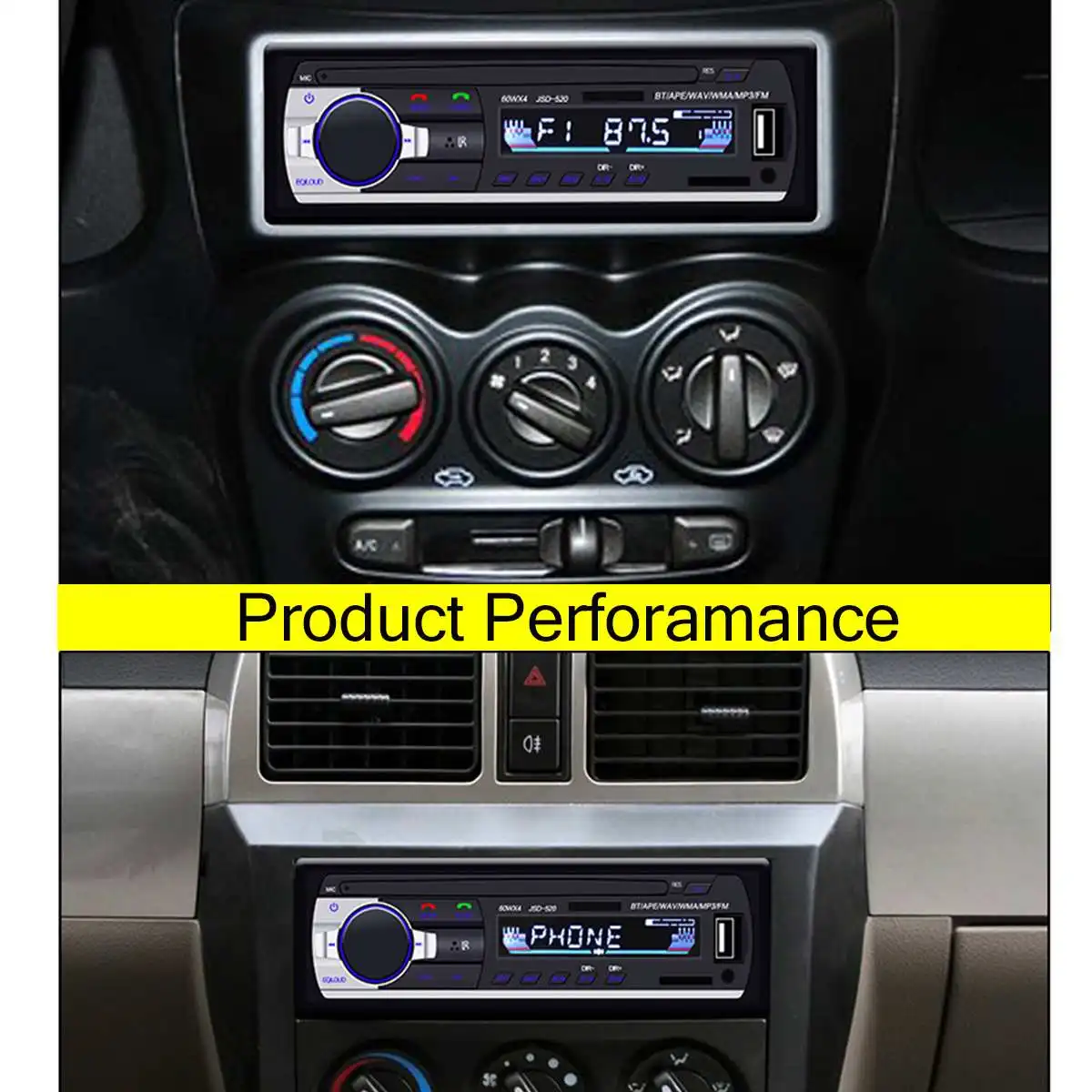 1 Din avtoradia Autoradio bluetooth MP3 Predvajalnik Avtomobilskih Multimedijski Predvajalnik, FM Vhod Aux Sprejemnik SD, USB MP3 Handfree