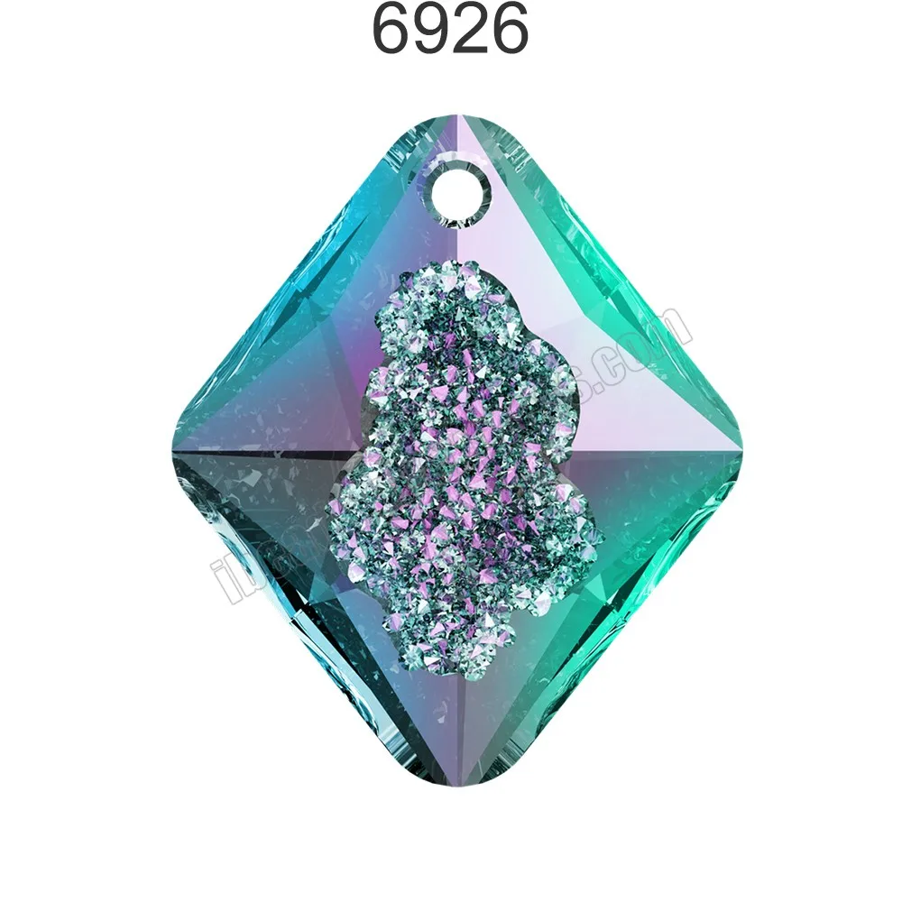 (1 kos) Originalni Kristal Swarovski 6926 Raste Kristalno rhombus obesek Avstrija svoboden kroglice za DIY Nakit, izdelava