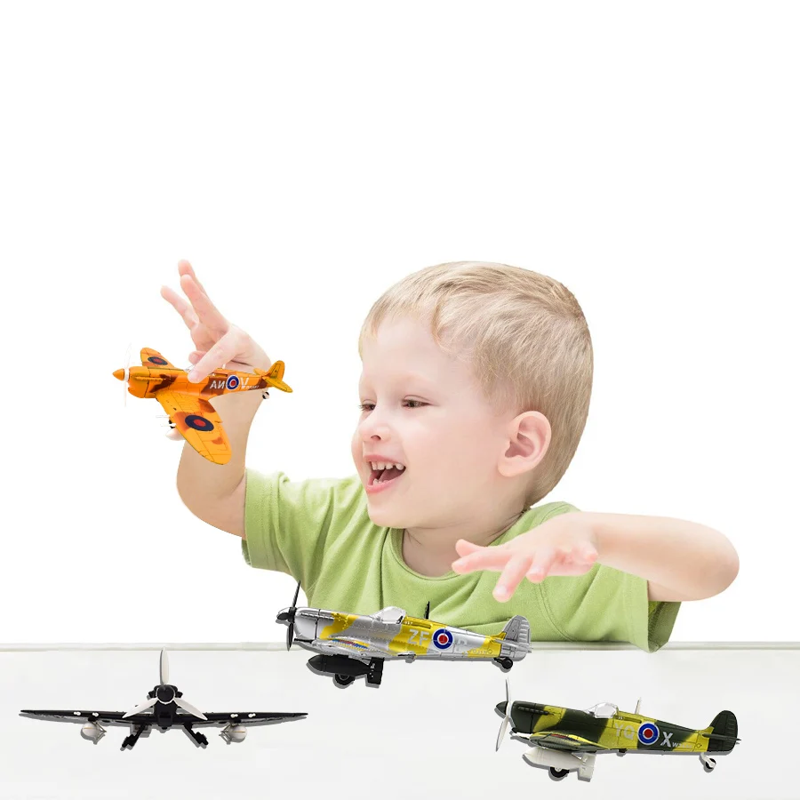 1 KOS Prestrezanje Borec 4D Model Komplet Igrače za Fante Ročno Sestavljanje Letal Plastični Model, Igrače, Okraski za Zbiranje Daril