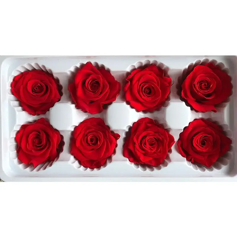 1 Polje Visoke Kakovosti Konzervirane Cvetje Cvet Nesmrtni Rose 4 CM Ročno DIY Surovin Večno Življenje Cvet Valentinovo Darilo