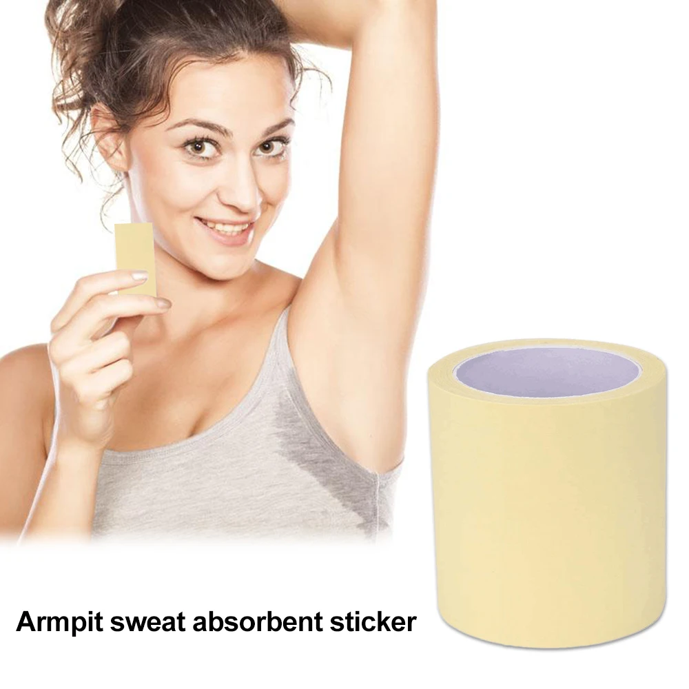 1 Roll Razpoložljivi Pazduho Preprečevanje Znoj Blazine Pregleden pod Pazduho Suho Suho Deodoranta Nalepka Suhi Nalepke TSLM2
