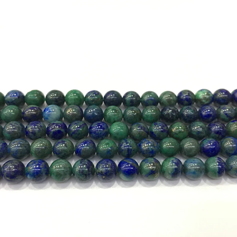 1 Sklop Naravnih Phoenix Lapis Lazuli Kroglice Turquoised Barvni Krog Kamna Noge Ročno Nakit Material DIY Distančnik Čar Ugotovitve