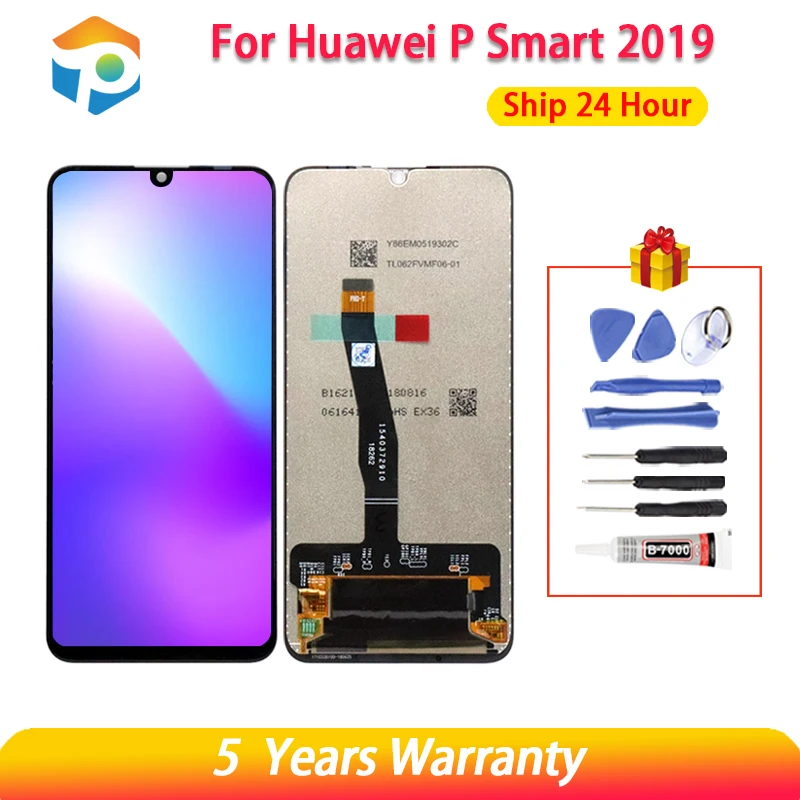 10 Dotik Kakovosti AAA LCD Za Huawei P Smart 2019 LCD Z Okvirjem LCD Zaslon Za P Smart 2019 LCD Zaslon POT-LX1 L21 LX3