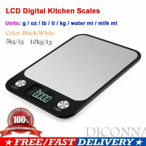 10 kg/1g Kuhinja Digitalne Lestvice LCD Elektronski Bilance Hrane Teža Poštne Tehtnice