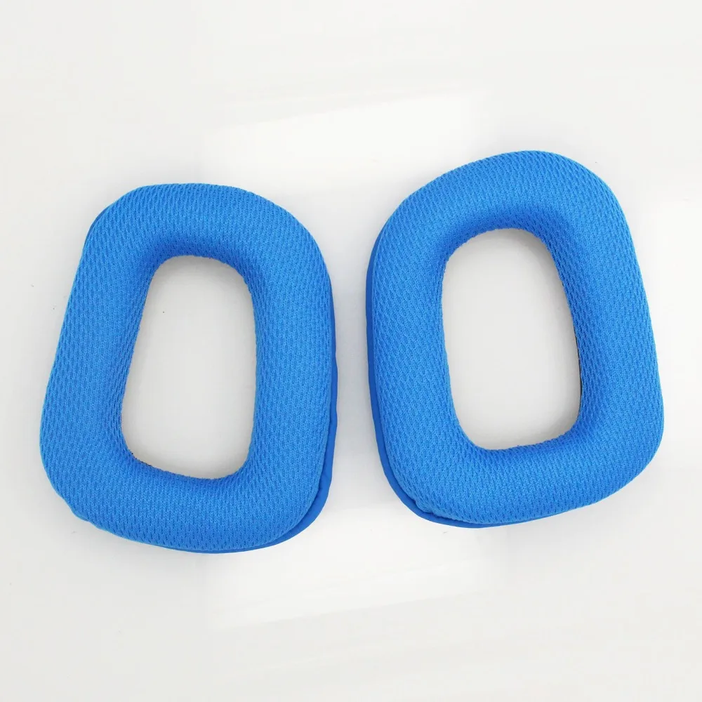 10 Kompletov Modra Nadomestne Blazinice za Ušesa Earpads & Glavo Blazina Pad za Logitech G930 Slušalke