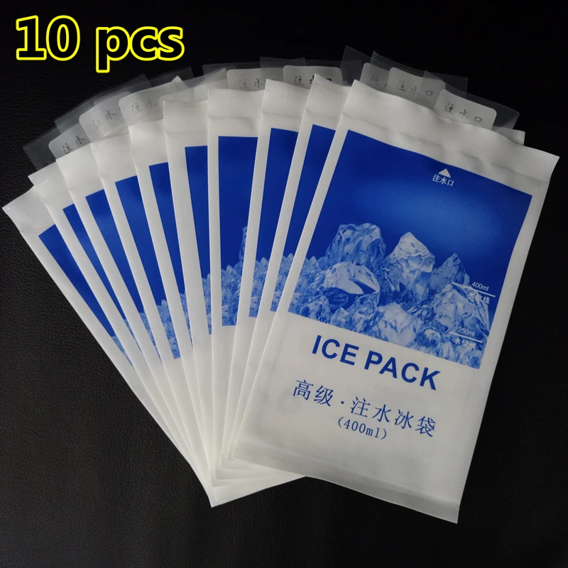 10 kos/veliko 400 ML Ledeno Vrečko za Suho in hladno ledom Hladilnik Vrečko Toplotno hladilne torbe led paketi hladilnik Termo