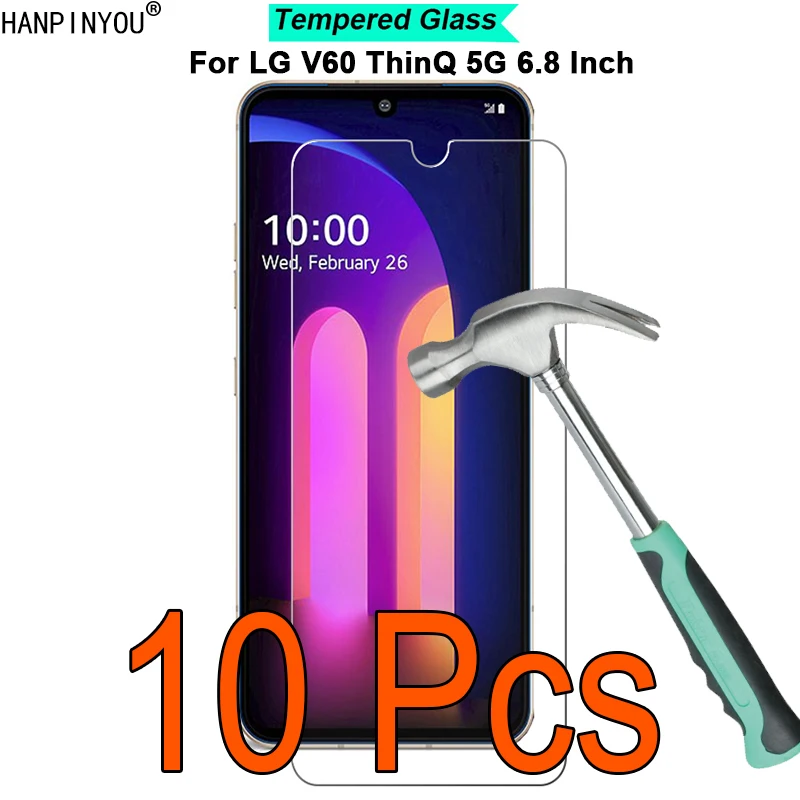 10 Kos/Veliko Za LG V60 ThinQ 5G 6.8