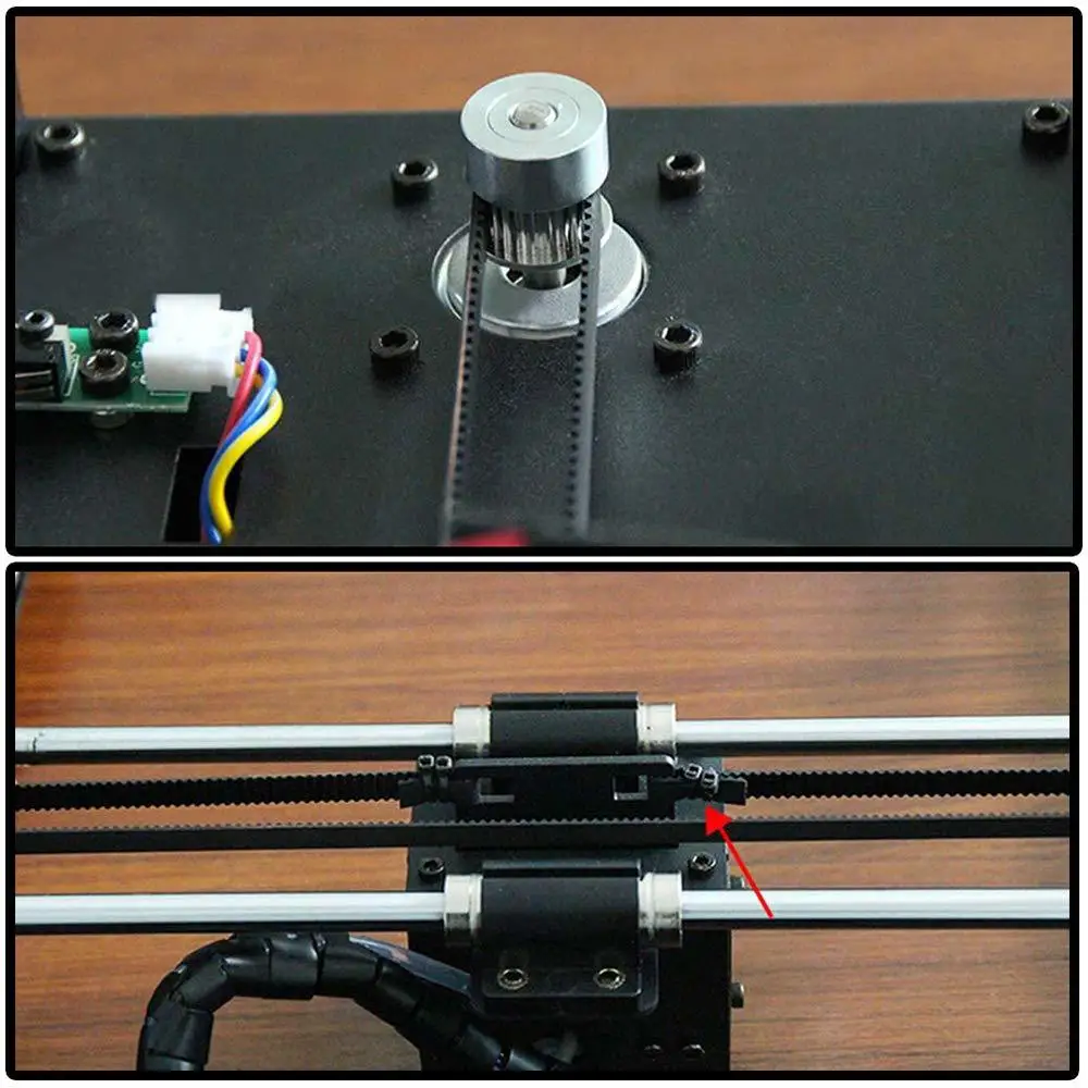10 Metrov GT2 Časovni Pas 6 mm, Širina Primerni za 3D Tiskalnika RepRap Mendel Rostock Prusa Creality CR-10 Edaja 3 Anet A8