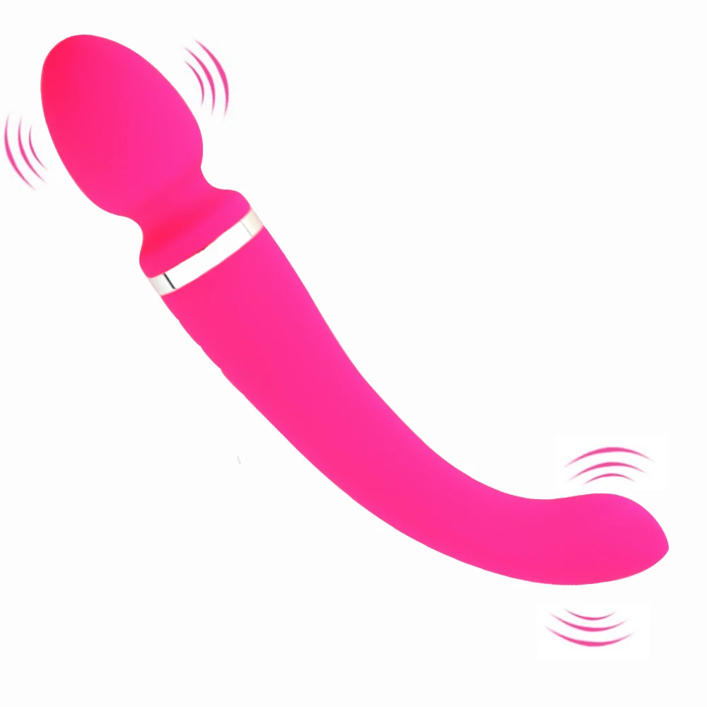 10 Način, Izključi zvok, Dvojni Dildo Vibracije G Spot Vibrator Za Ženske Polnilna AV Čarobno Palico Massgaer Klitoris Vibratorji Adult Sex Igrače