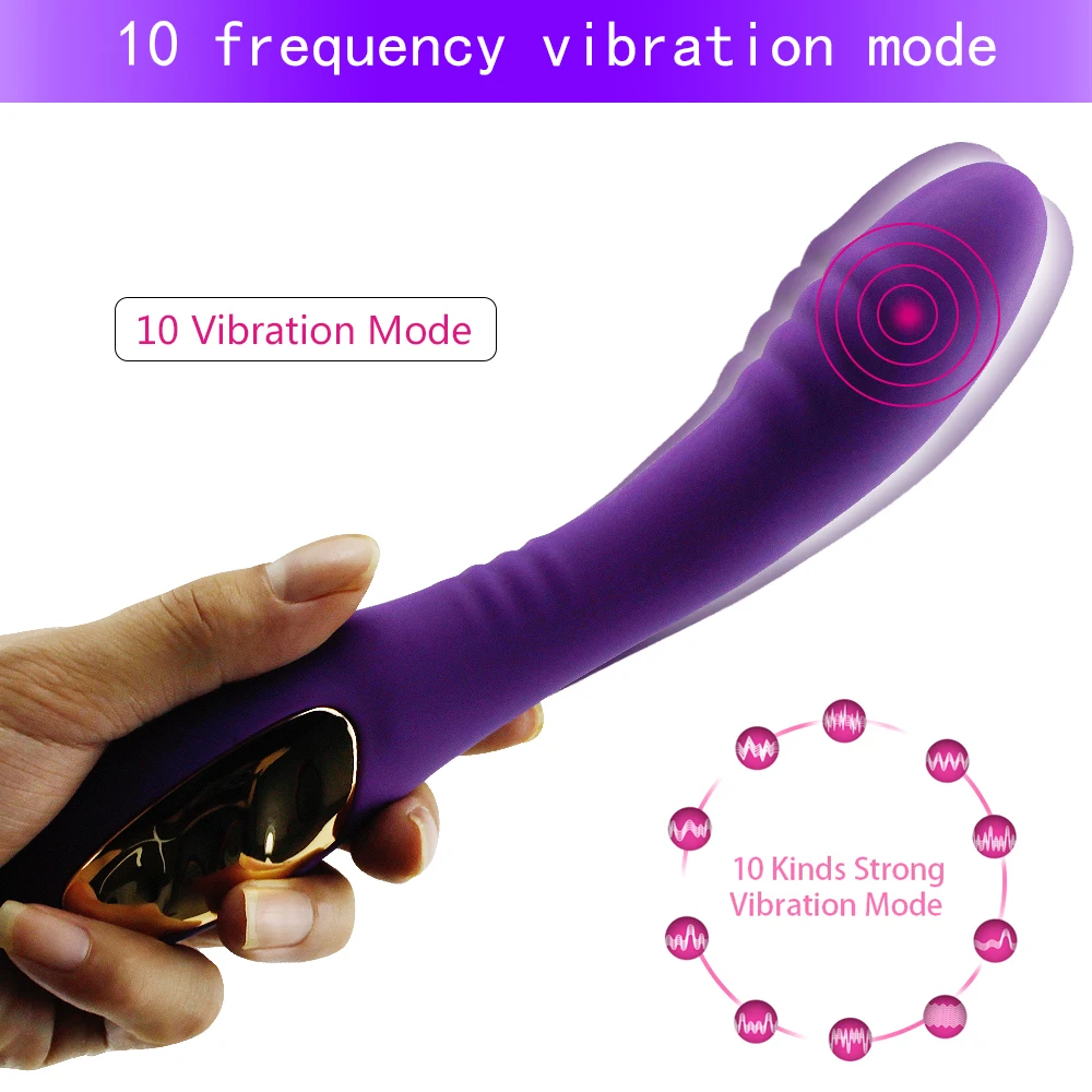 10 Speed USB Polnilne Čarobno Palico Massager Vibrator za Klitoris Stimulator G spot Vibrator Adult Sex Igrača za Žensko Odraslih Izdelka