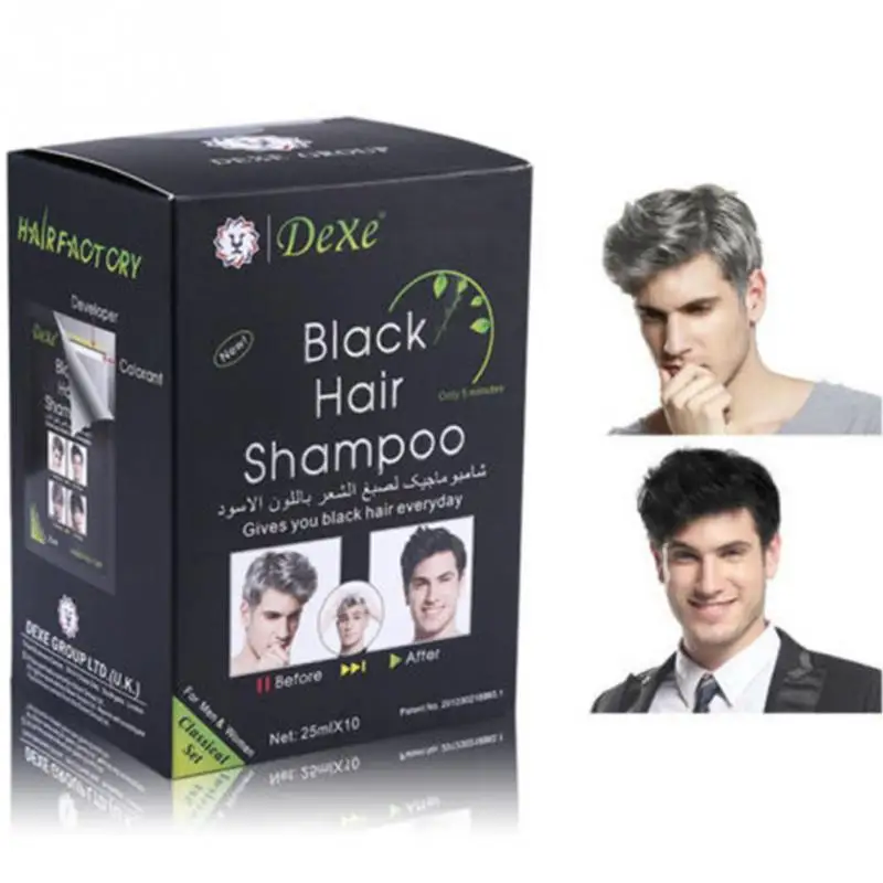 10 Torbe/Box Rastlin Black Barvanje Barva Las Sivih Las Odstranitev Močno Drži Šampon Naravne Bo Vaše Lase Nekoliko Enostaven Za Barve