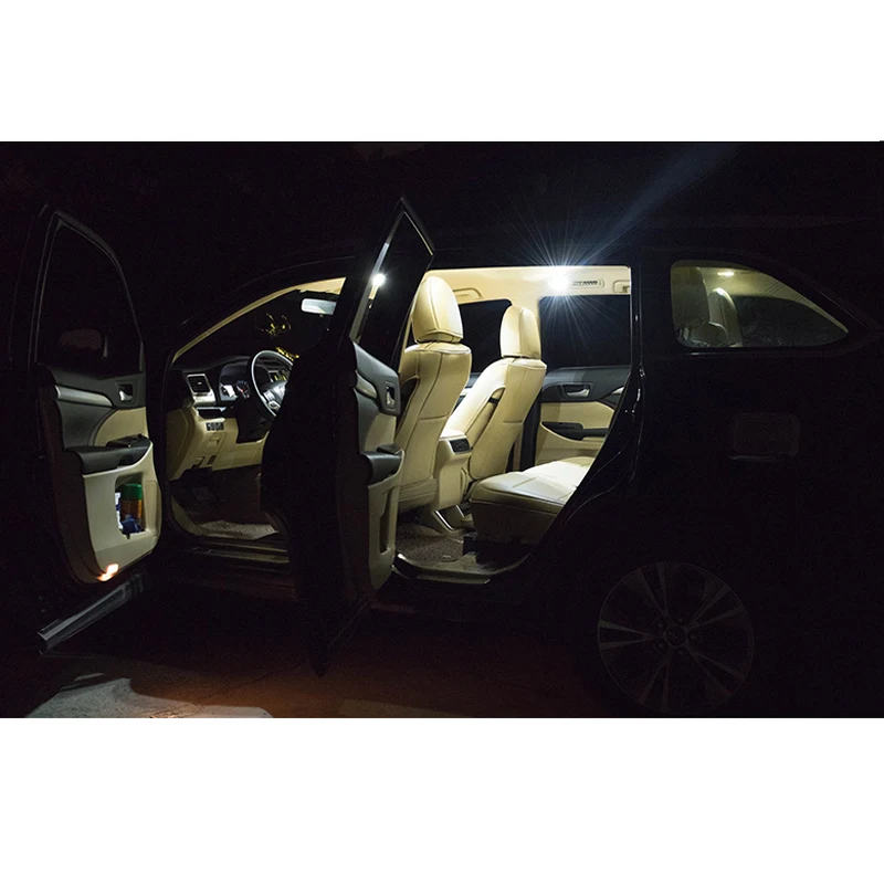 10 Žarnice Bele LED Avto Zemljevid Dome Luč Notranjost Kit Primerni Za Mazda CX-5 2013-2017 2018 2019 CX5 Trunk Strop registrske Tablice Lučka