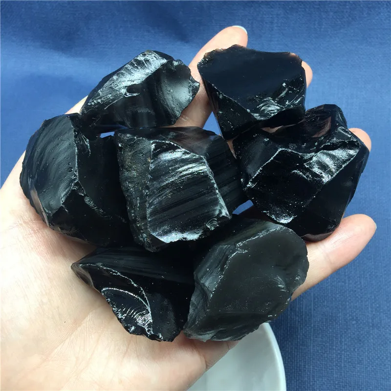 100 g Naravne Crystal obsidian Padle Kamen Rock Quartz Grobo Mineralov Vzorcu Gemstone Reiki Čakro Dekor darilo