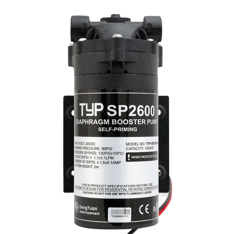 100 GPD Self Sprožilni RO Vode Booster Črpalka v Obratno Osmozo Sistem SP2600