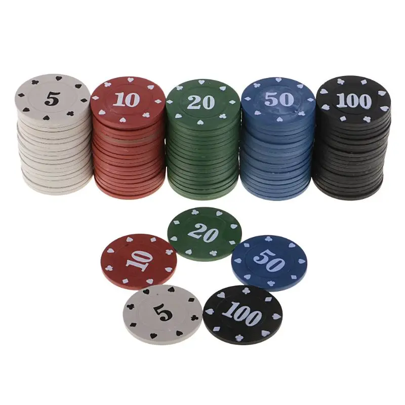 100 kozarcev Krogu Plastičnih Žetonov, Casino Poker je Igra s kartami Baccarat Štetje Dodatki