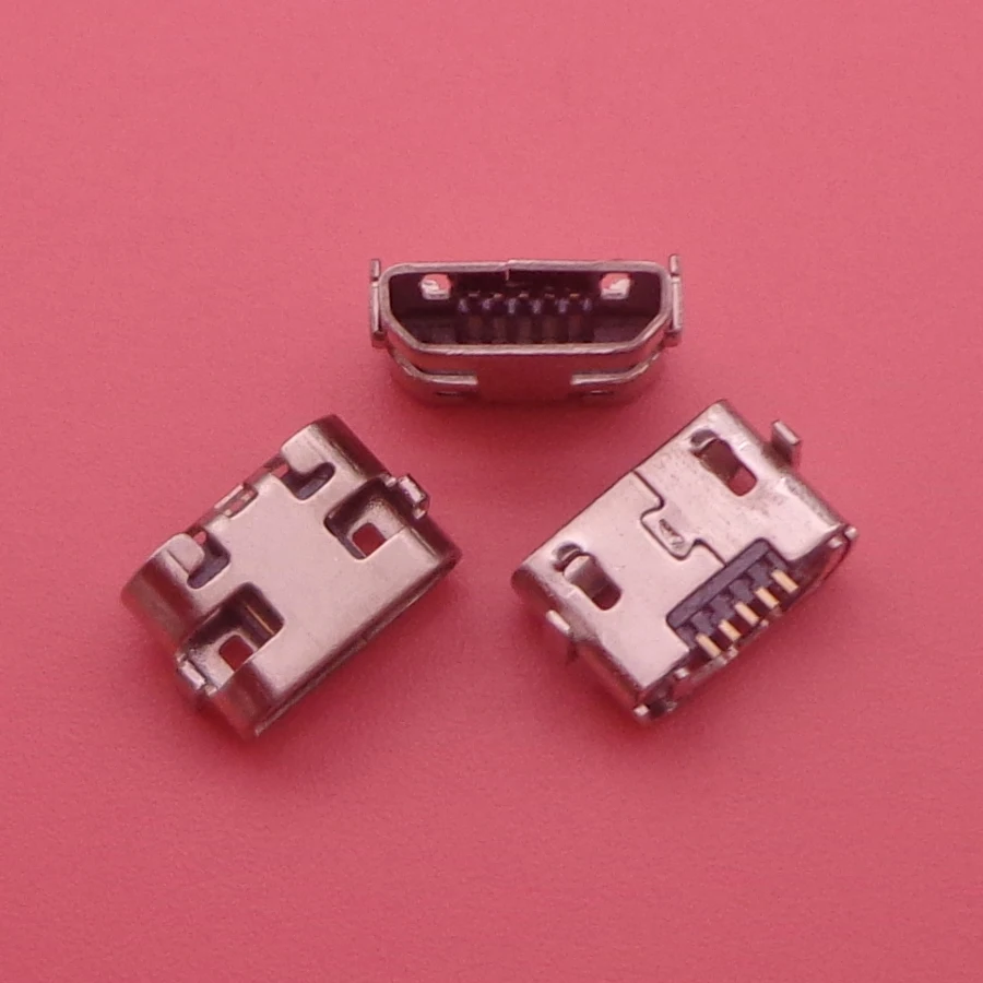 100 kozarcev Micro USB 5pin DIP2 mini Priključek za Polnjenje Mobilnih vrata Za Huawei Y5 II CUN-L01 Mini MediaPad M3 lite P2600 BAH-W09/AL00