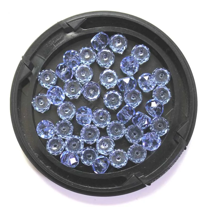 100 kozarcev Multi-Barve Gladko Kristalno Steklene Kroglice Svoboden Pnevmatike Obliko DIY Nakit Kroglice 3.5*6 mm SQ3A234356 100 kozarcev/vrečko
