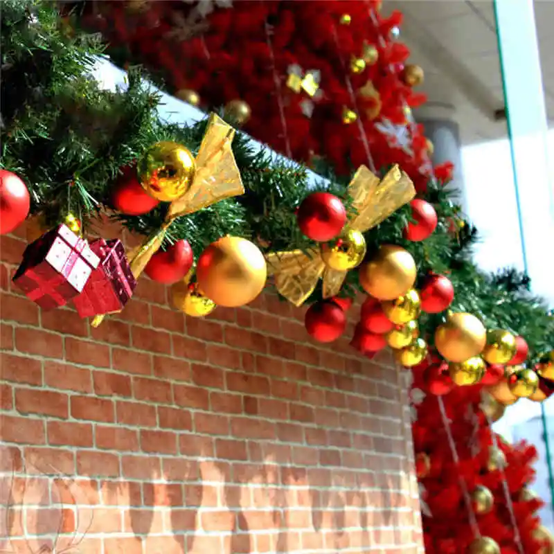100 kozarcev/Set Božič Žogo Darilo Polje Božično Drevo Ornament Zlate Bleščice Žogo, Domači Vrt, Božični Okraski Novo Leto 2021