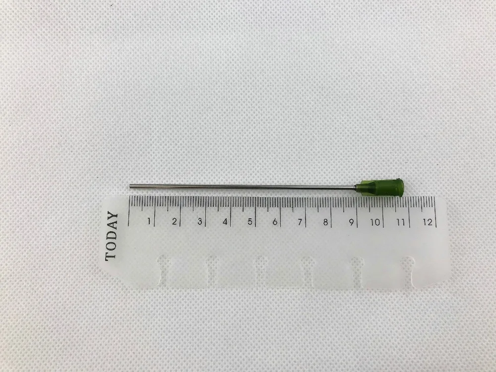 100 kozarcev/veliko Luer Odpravijo Topi Dolgo Injekcijske Igle 14 G, skupna dolžina = 107.5 mm