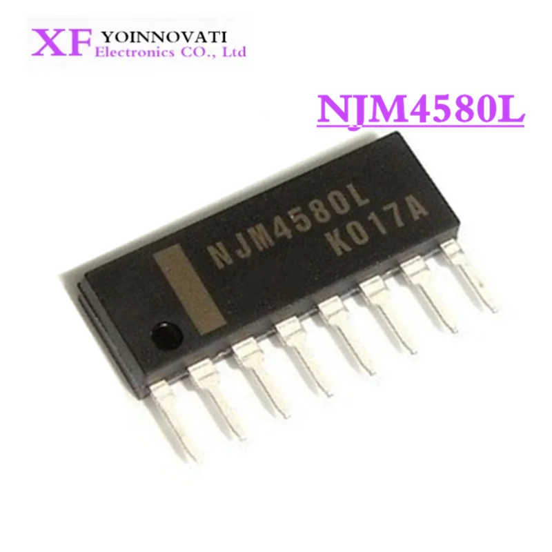100 kozarcev/veliko NJM4580L NJM4580 SIP-8 najboljšo kakovost IC.