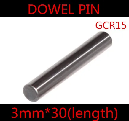100 kozarcev/veliko Visoke Kakovosti 3*30 mm 3 mm GGr15 Ležajnega Jekla zidnim vložkom Pin Dolžina 30mm