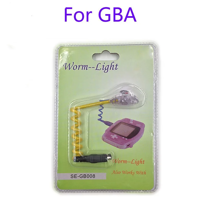 100 kozarcev veliko vroče prodati Črv Svetlobe LED Osvetlitev Za Nintendo GBA za Gameboy Advance