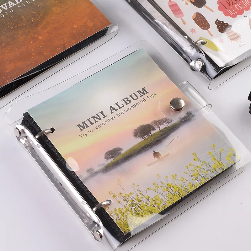100 Žepi Mini Instax Foto Album Imetnik Pregledna Knjiga Slog Album za 3-Palčni Mini Fuji Film Instax & Ime Kartice 7s 8 25 50s