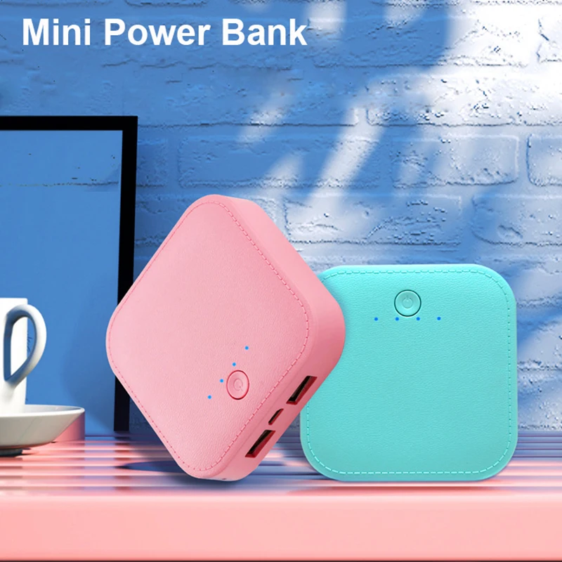 10000mAh Mini Power Bank Zunanje Baterije Dvojni USB IZHOD Powerbank Za Huawei iPhone Android Samsung Mobilni Telefon Poverbank