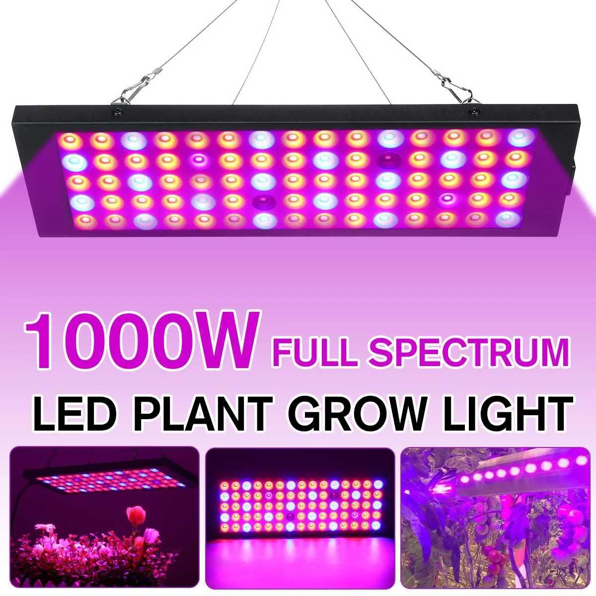 1000W LED Grow Light Ffs Lučka Celoten Spekter Rastlin Lučka Raste Lučka za Vertikalno Pridelavo Zelenjave Cvet Sobne Rastline