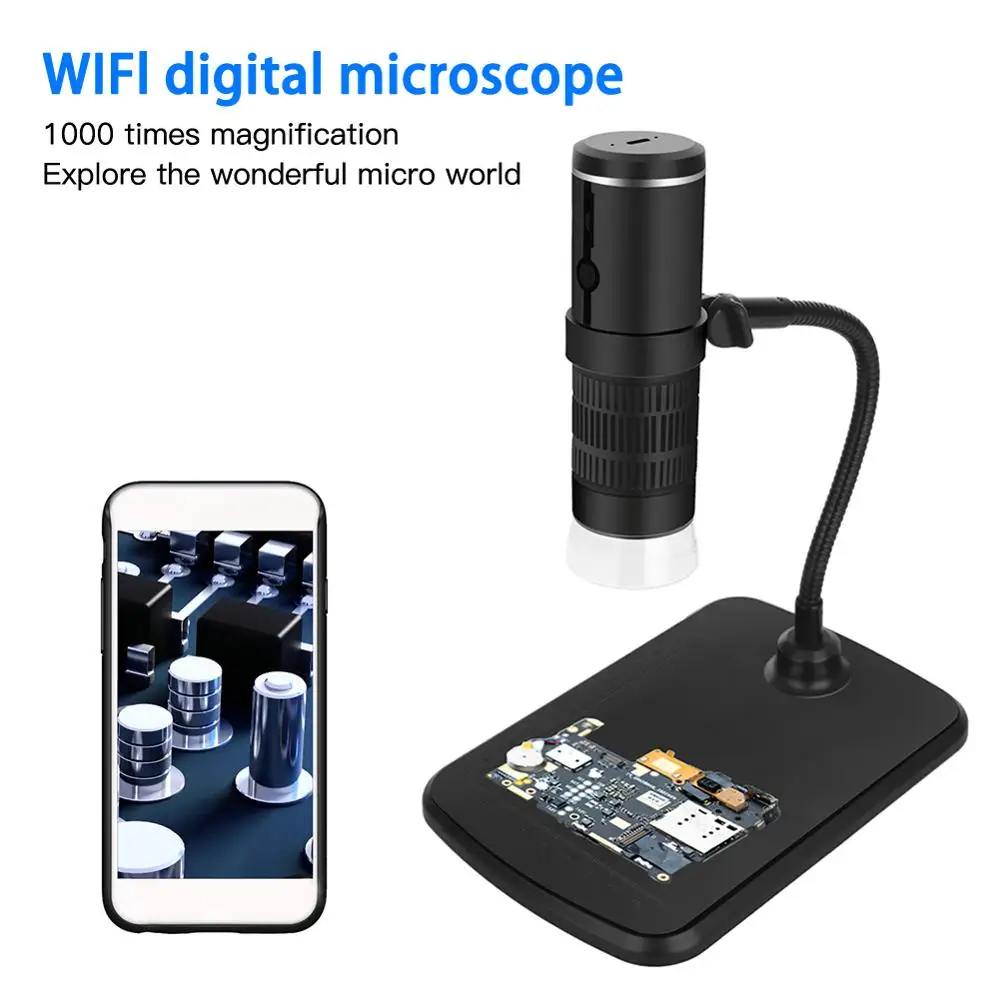 1000X Digitalni Mikroskop 1080P HD LED USB WiFi Mikroskop, Mobilni Telefon, Kamera Mikroskop za Pametni telefon PCB Pregled Orodja