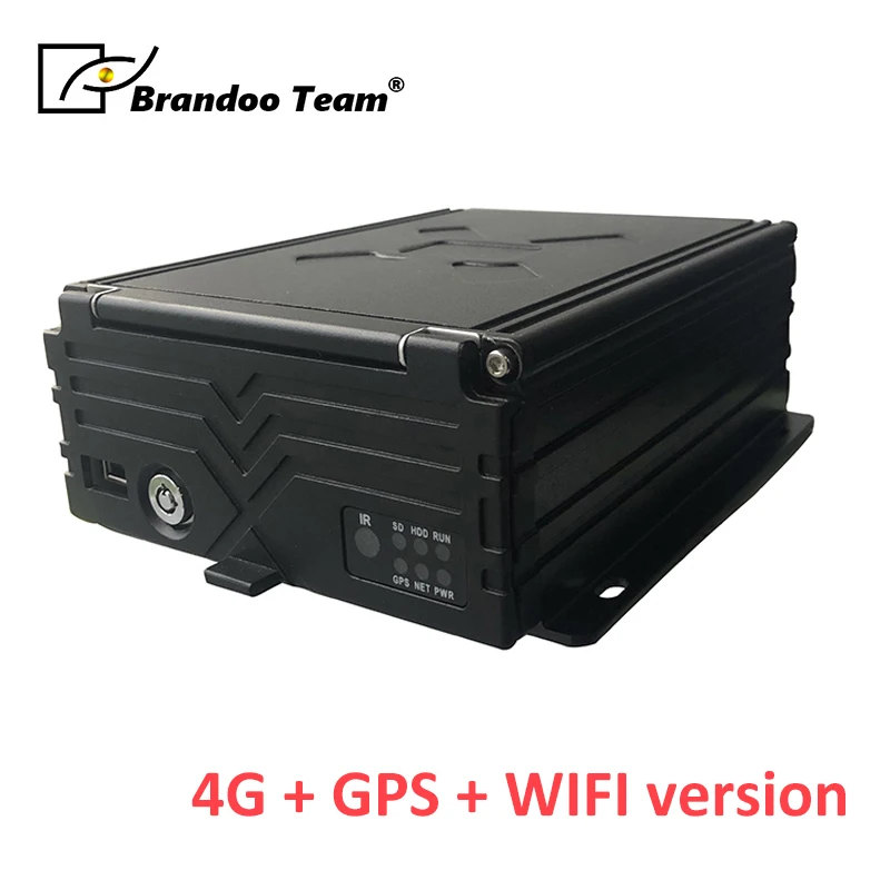 1080P 4G GPS WIFI 4CH Video Mobilne HD DVR Vozila HDD DVR H. 265 4 Kanalni HDD Avtobus Flote DVR Video Nadzor Snemalnik