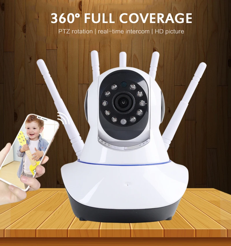 1080P 720P IP Kamera, WIFI Brezžično Home Security Kamero Nadzora, 2-Way Audio CCTV Doma Kamera 2mp, Baby Monitor