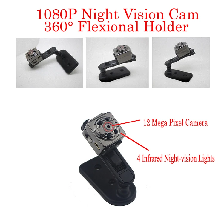 1080P blagovne Znamke Mini HD Ir Nočno Vizijo Kamere, Zaznavanje Gibanja, Video Kamere Pinhole Digitalni Šport Cam Diktafon