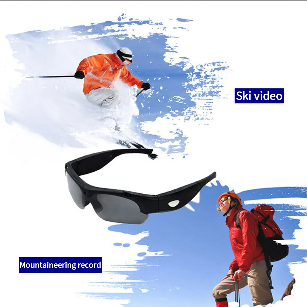 1080P HD 16GB/32GB Fotoaparat Pametna Očala Črna/Oranžna Polarizirana Leče, sončna Očala, Fotoaparat Akcijski Šport Video Kamero Očala