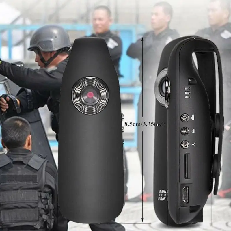 1080P HD Mini Kamero, Glas, Video Snemalnik Dash Fotoaparat Policija Organ motorno kolo, Kolo Zanke Snemanje Cam Zaznavanje Gibanja Kamere
