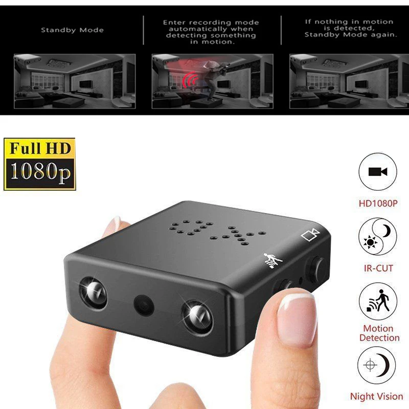 1080P Home security Kamere Mini wifi Kamera Full HD Nočno opazovanje Mikro skrivnost Kamere, Zaznavanje Gibanja, Video Kamere