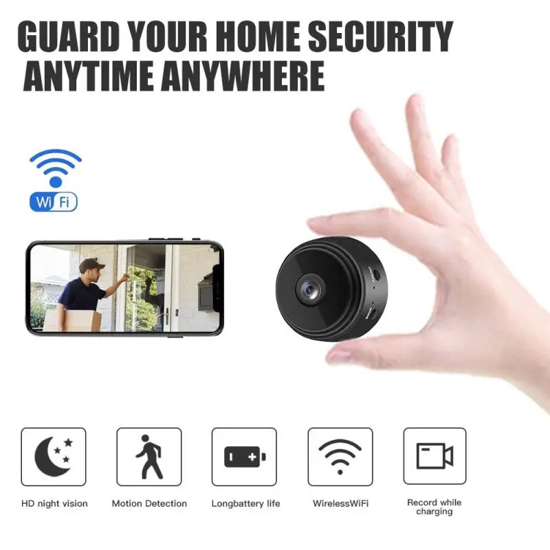 1080P Mini IP Kamera Brezžična Wifi Kamera Home Security DVR Daljinski upravljalnik Mobilnih Odkrivanje Video Kamere Pametnega Doma