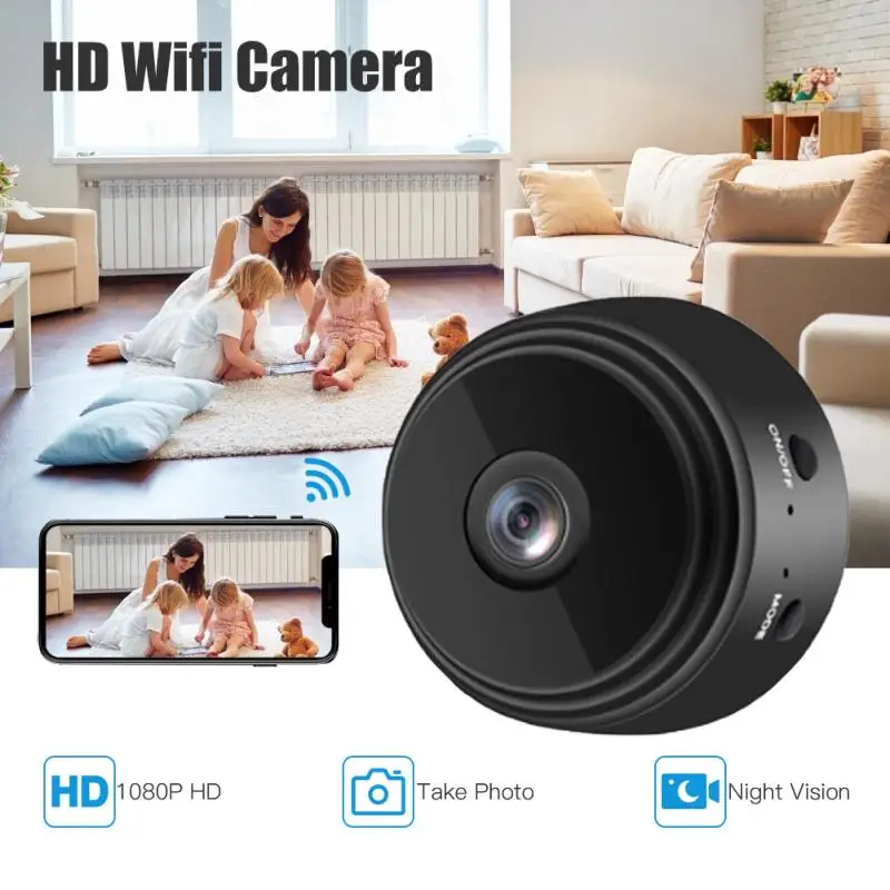 1080P Mini IP Kamera Brezžična Wifi Kamera Home Security DVR Daljinski upravljalnik Mobilnih Odkrivanje Video Kamere Pametnega Doma