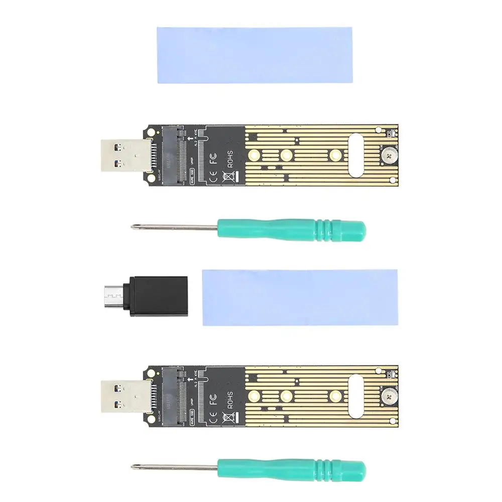 10Gbps PCIe Temelji M Ključ Trdi Disk Pretvornik Bralec NVMe na USB Adapter M. 2 M Ključ SSD za USB 3.1 Gen 2 Tip Kartice Dropship